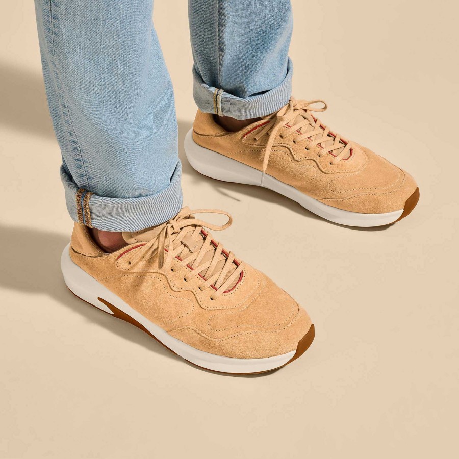 Men OluKai | Koheo Men'S Suede Lifestyle Sneakers