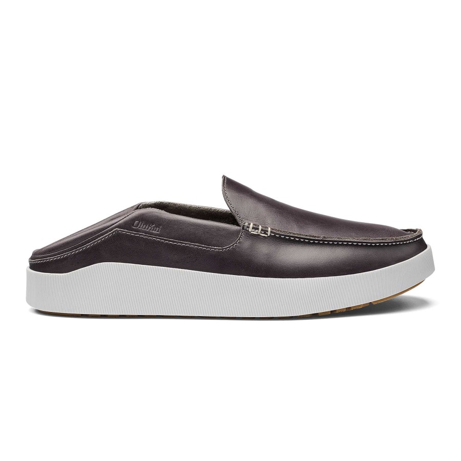 Men OluKai | Kou Men'S Upscale Leather Loafers