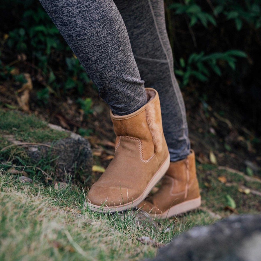 Women OluKai | Pa Ina Hulu Women'S Shearling Boots