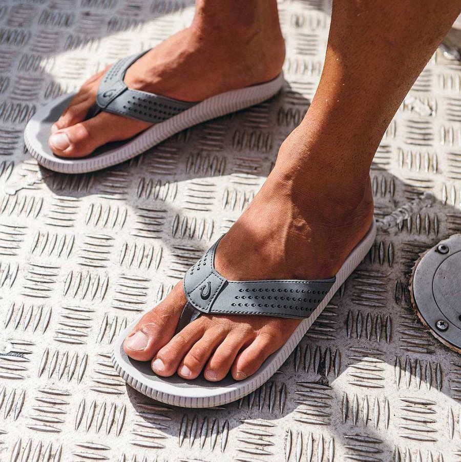 Men OluKai | Ulele Men'S Water-Ready Beach Sandals