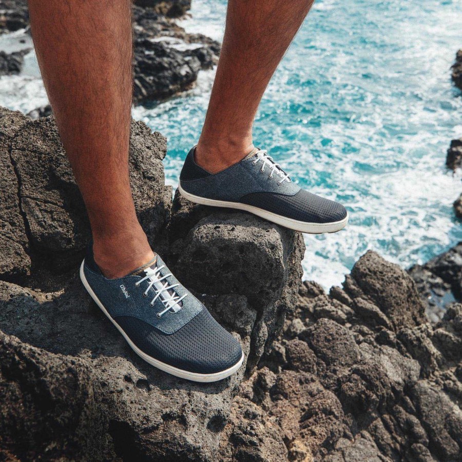 Men OluKai | Nohea Moku Men'S No Tie Boat Shoes