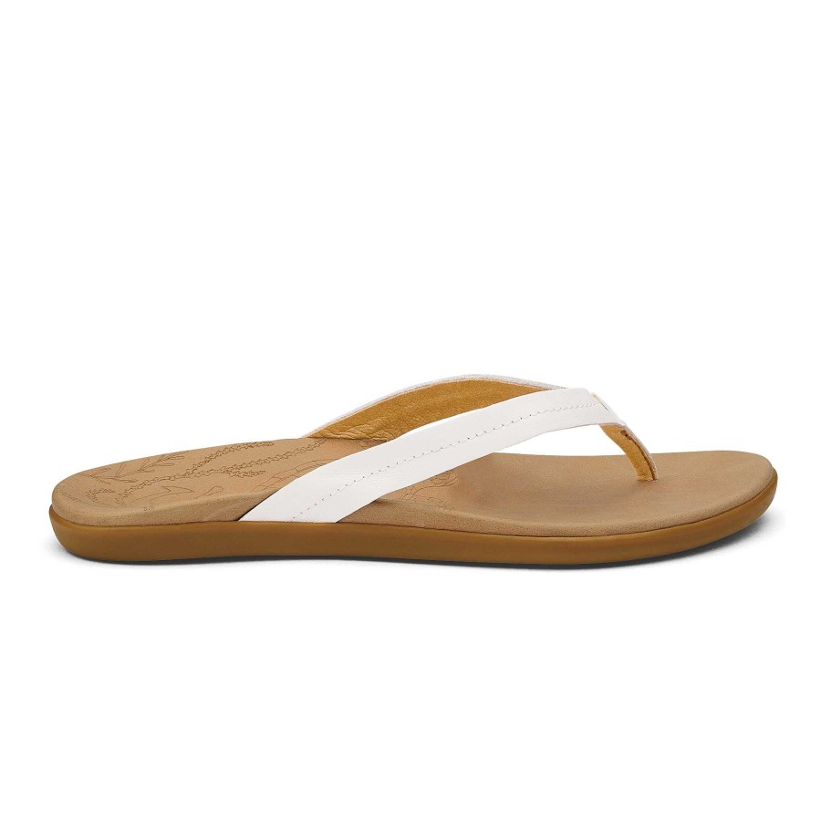 Women OluKai | Honu Women'S Leather Beach Sandals