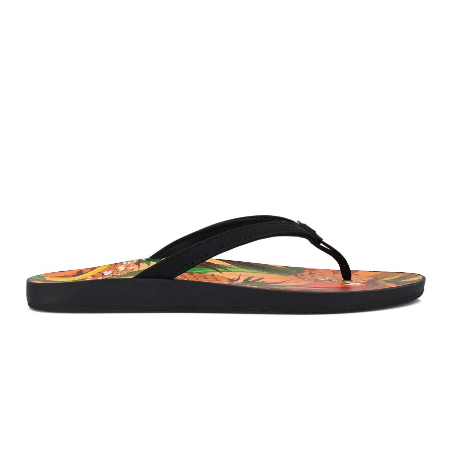 Women OluKai | Puawe Women'S Cushioned Beach Sandals