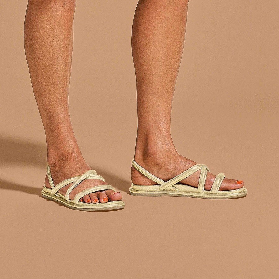 Women OluKai | Tiare Strappy Women'S Leather Strappy Sandals