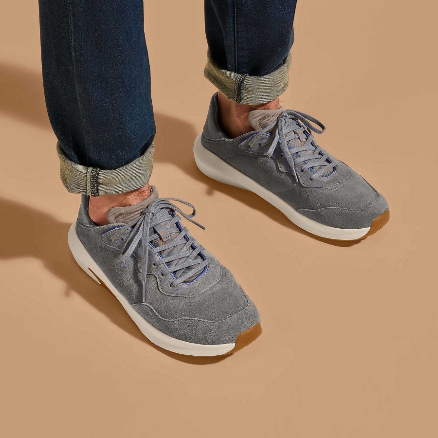 Men OluKai | Koheo Men'S Suede Lifestyle Sneakers