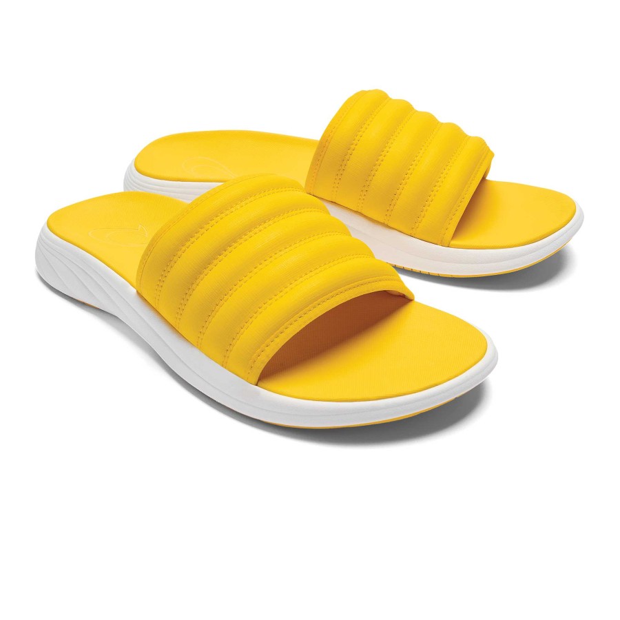 Men OluKai | Komo Slide Men'S Beach Slide Sandals