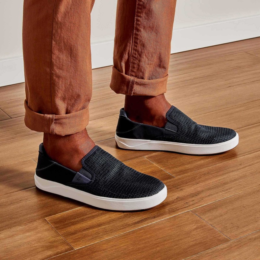 Men OluKai | Lae'Ahi Men'S Breathable Slip-On Shoes