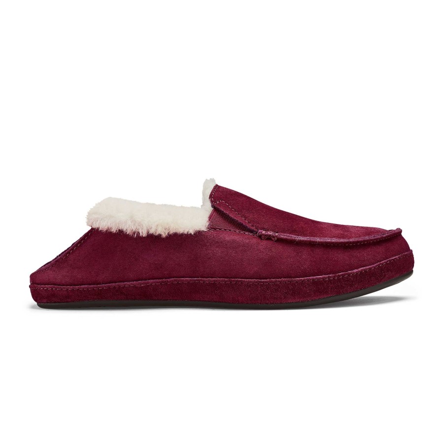 Women OluKai | Ku'Una Women'S Plush Moccasin Slippers