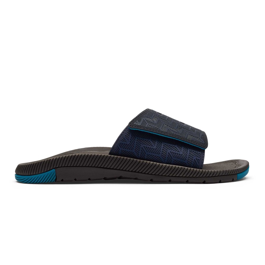 Men OluKai | Awiki 'Olu Men'S Quick-Drying Slide Sandals