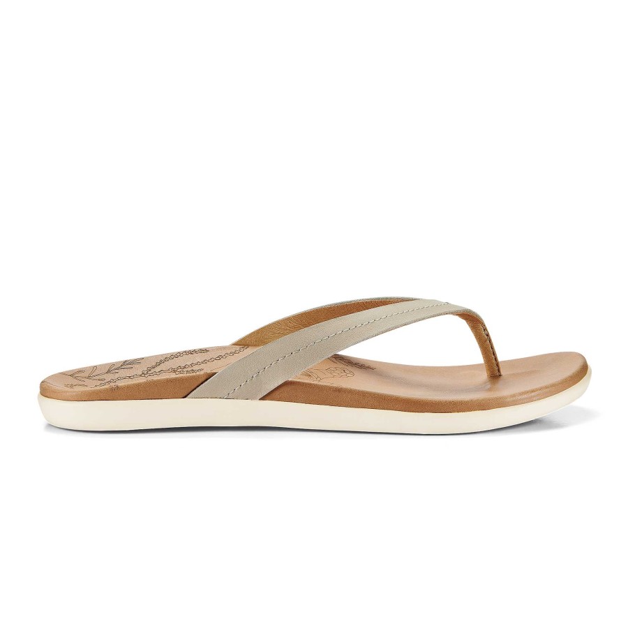 Women OluKai | Honu Women'S Leather Beach Sandals