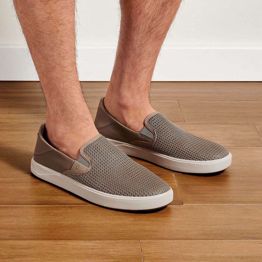 Men OluKai | Lae'Ahi Men'S Breathable Slip-On Shoes