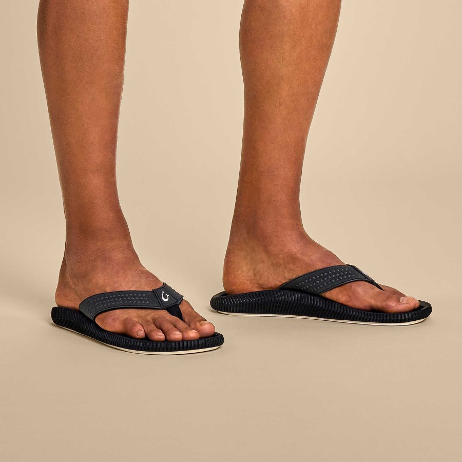 Men OluKai | Ulele Men'S Water-Ready Beach Sandals