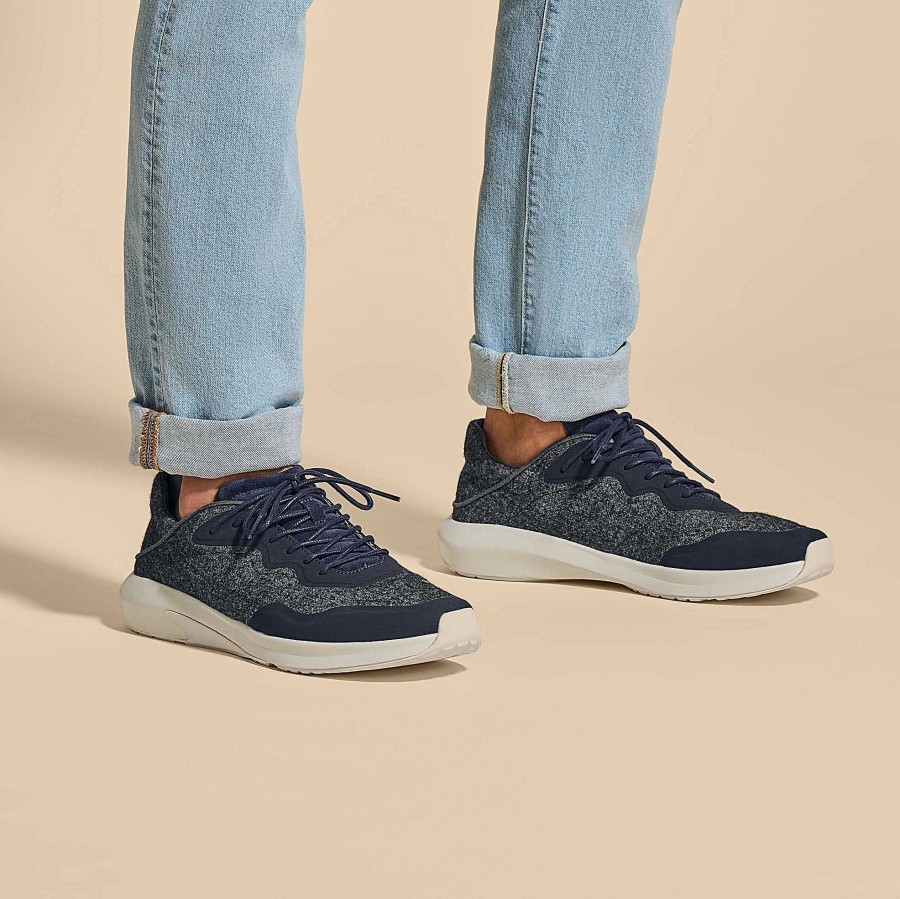 Men OluKai | Koheo Hulu Men'S Wool Sneakers