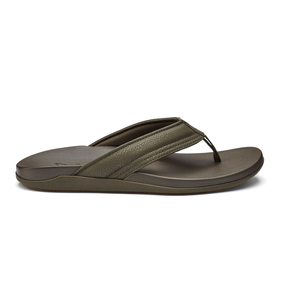 Men OluKai | Maha Men'S Recovery Sandals