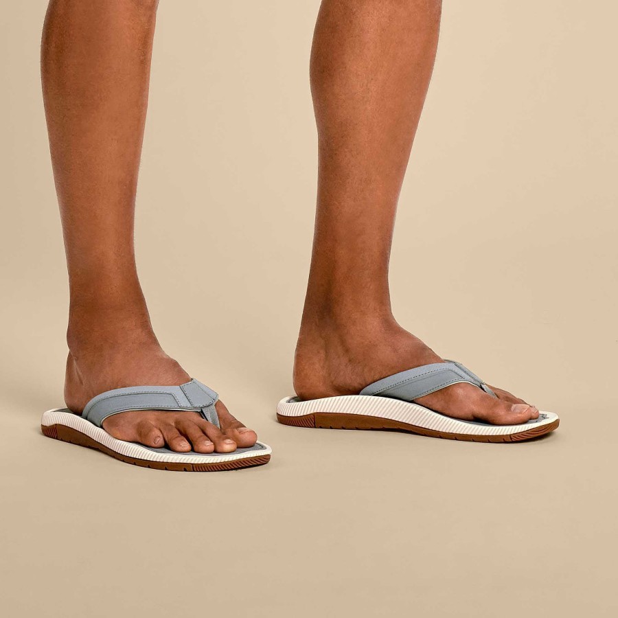 Men OluKai | Kukulu Men'S Supportive Beach Sandals