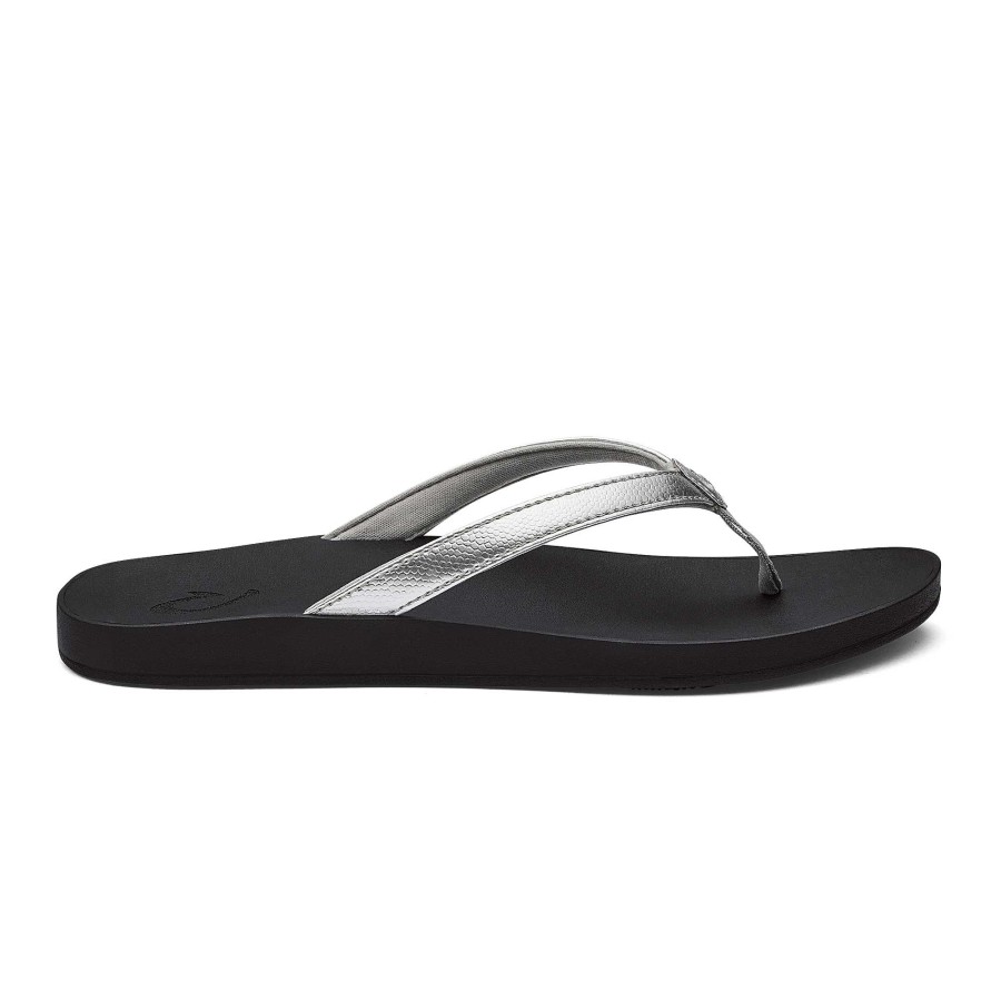 Women OluKai | Puawe Women'S Cushioned Beach Sandals