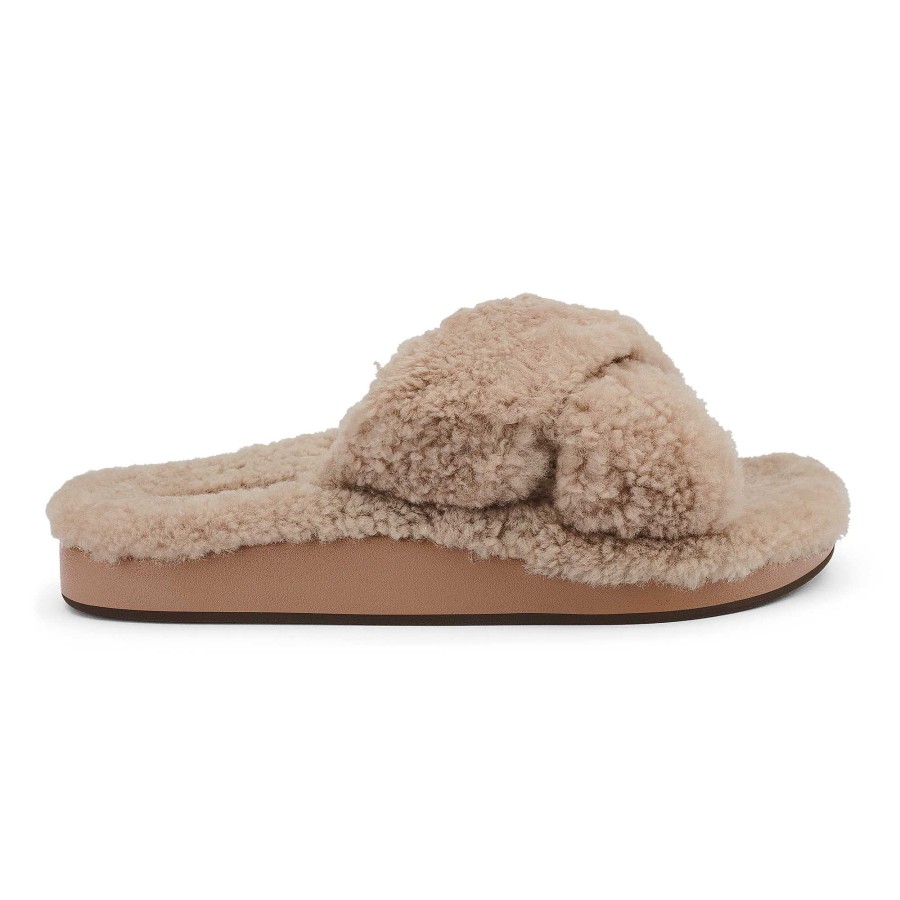 Women OluKai | Hila Heu Women'S Cozy Slipper Sandals