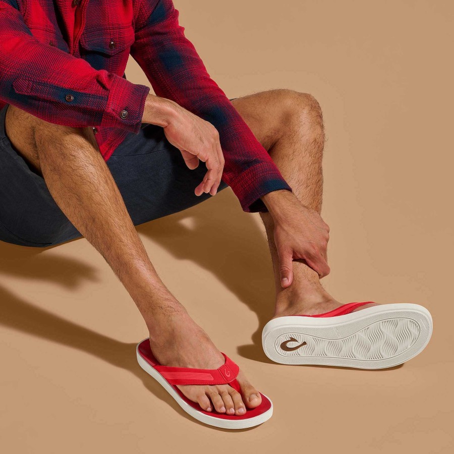 Men OluKai | Leeward Men'S Everyday Beach Sandals