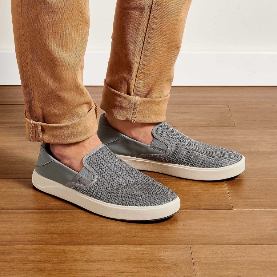 Men OluKai | Lae'Ahi Men'S Breathable Slip-On Shoes